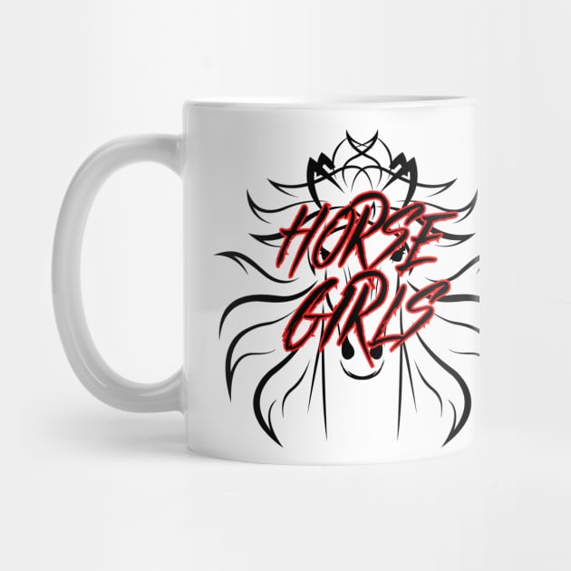 Metal Horse Girls - Black Design by Horse Girls